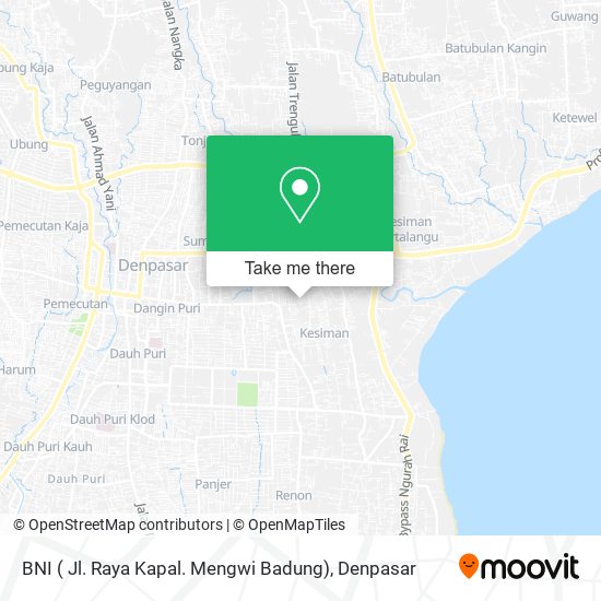 BNI ( Jl. Raya Kapal. Mengwi Badung) map