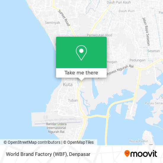 World Brand Factory (WBF) map