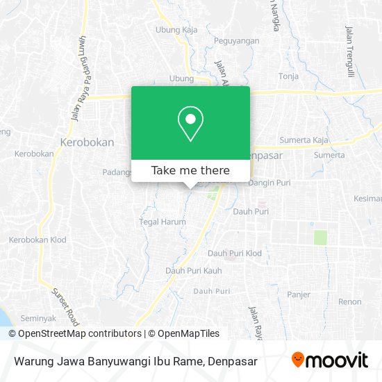 Warung Jawa Banyuwangi Ibu Rame map