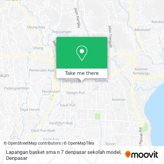 Lapangan basket sma n 7 denpasar sekolah model map