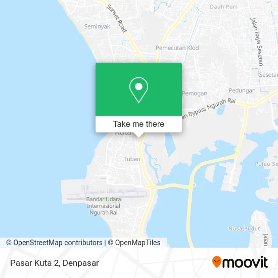 Pasar Kuta 2 map