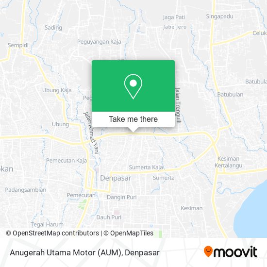 Anugerah Utama Motor (AUM) map