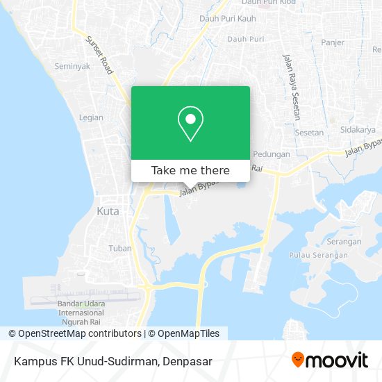 Kampus FK Unud-Sudirman map