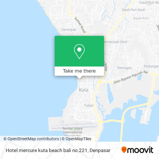 Hotel mercure kuta beach bali no.221 map