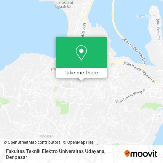 Fakultas Teknik Elektro Universitas Udayana map