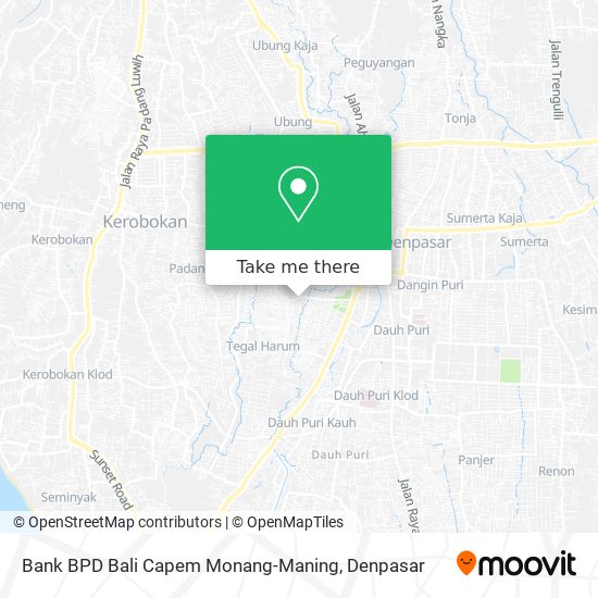 Bank BPD Bali Capem Monang-Maning map