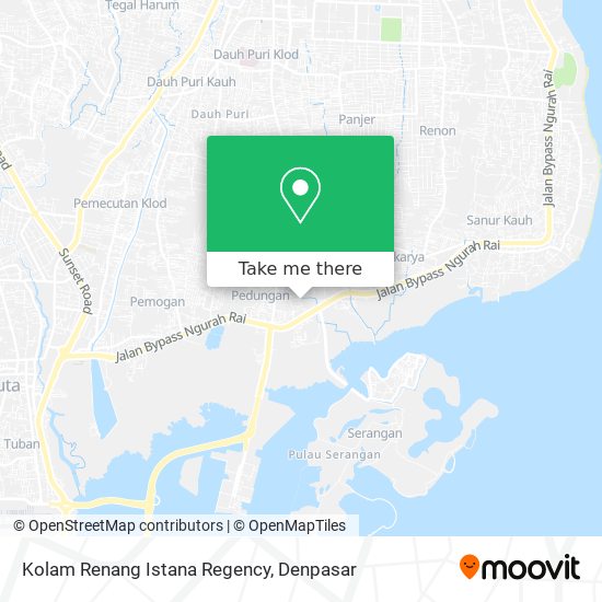 Kolam Renang Istana Regency map