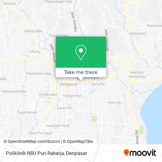 Poliklinik RSU Puri Raharja map