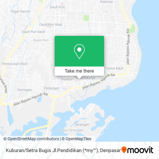 Kuburan / Setra Bugis Jl.Pendidikan (*my™) map