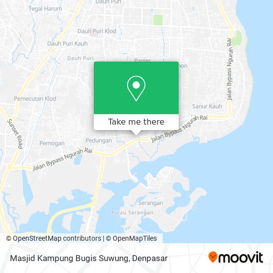 Masjid Kampung Bugis Suwung map