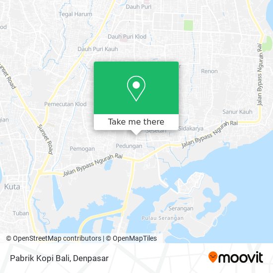 Pabrik Kopi Bali map