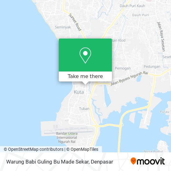 Warung Babi Guling Bu Made Sekar map