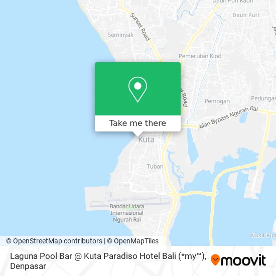 Laguna Pool Bar @ Kuta Paradiso Hotel Bali (*my™) map