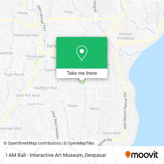 I AM Bali - Interactive Art Museum map