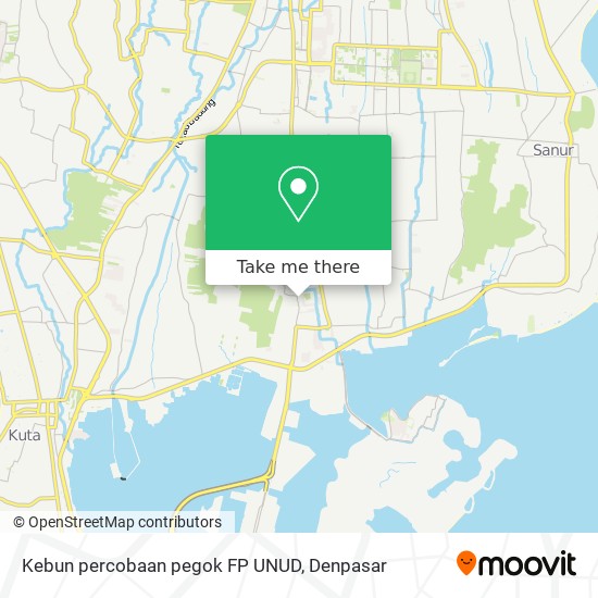 Kebun percobaan pegok FP UNUD map