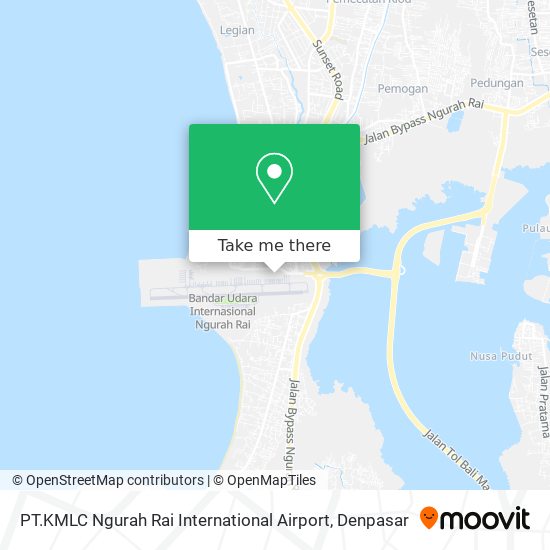 PT.KMLC Ngurah Rai International Airport map