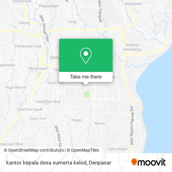 kantor kepala desa sumerta kelod map