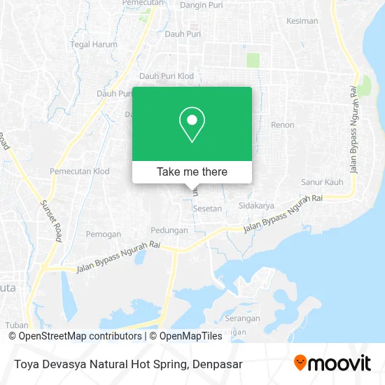 Toya Devasya Natural Hot Spring map