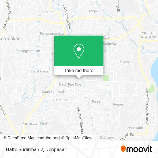 Halte Sudirman 2 map