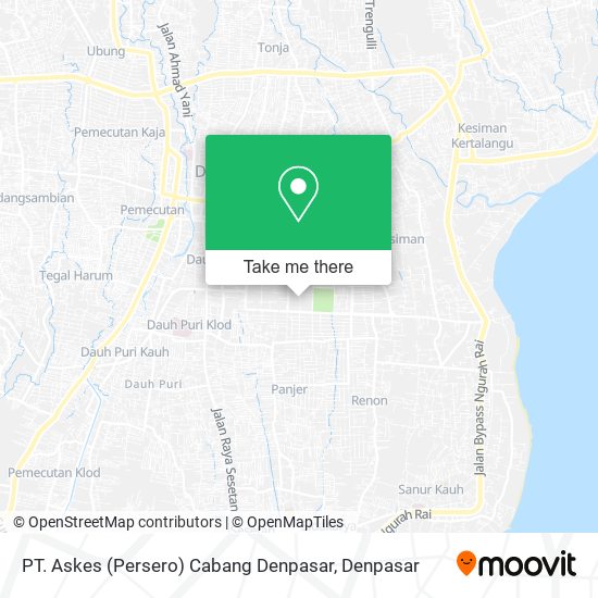PT. Askes (Persero) Cabang Denpasar map
