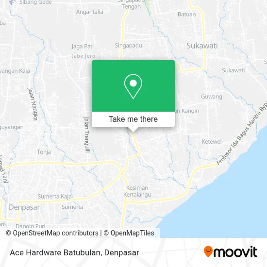 Ace Hardware Batubulan map