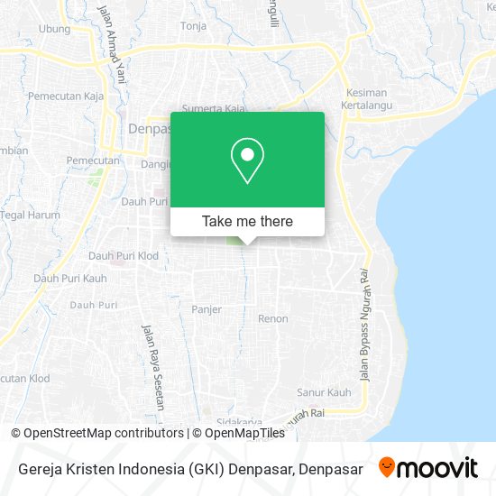 Gereja Kristen Indonesia (GKI) Denpasar map