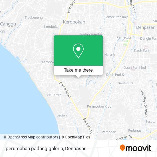 perumahan padang galeria map