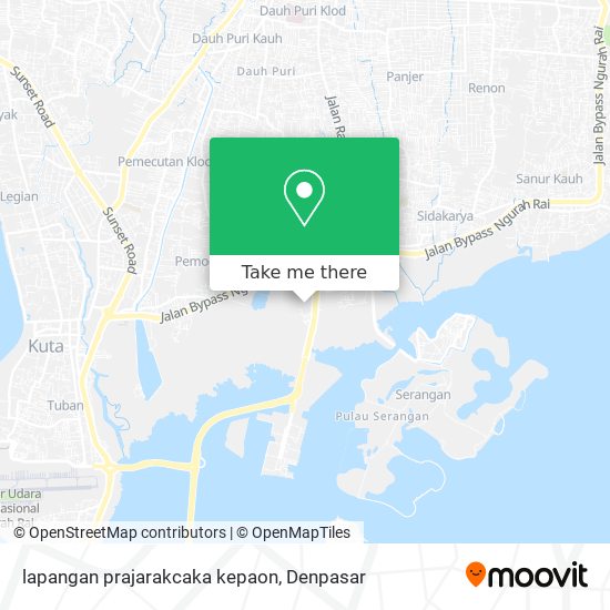 lapangan prajarakcaka kepaon map