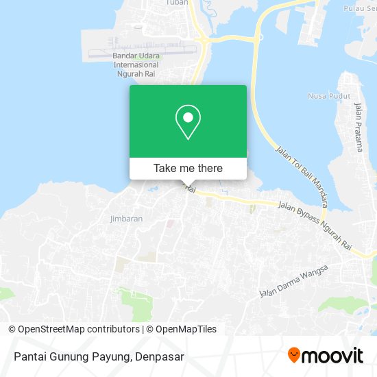 Pantai Gunung Payung map