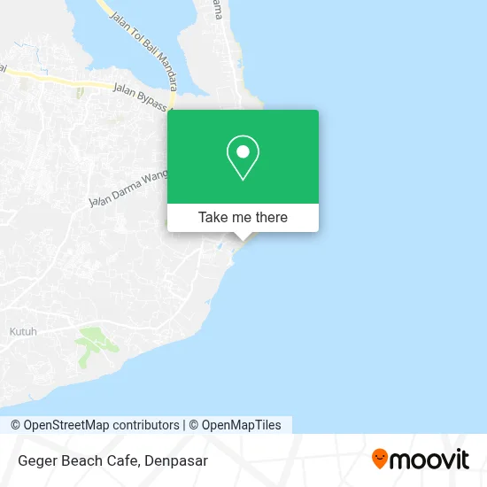 Geger Beach Cafe map