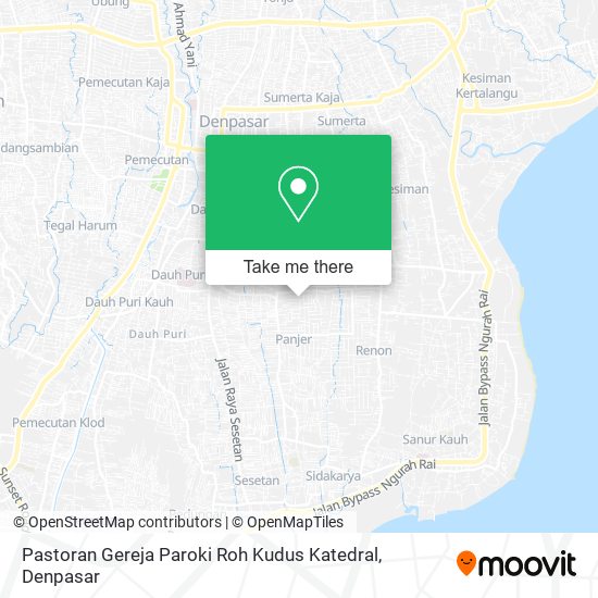 Pastoran Gereja Paroki Roh Kudus Katedral map
