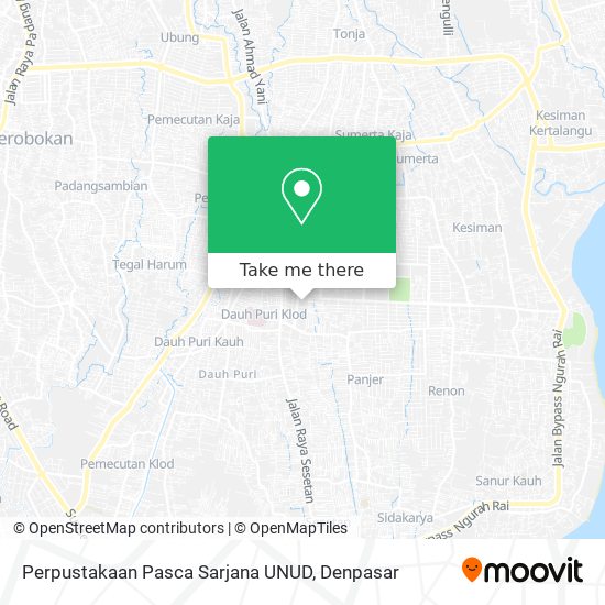 Perpustakaan Pasca Sarjana UNUD map
