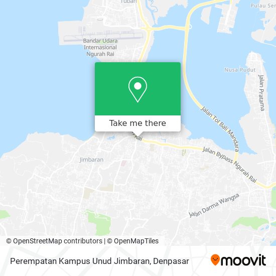 Perempatan Kampus Unud Jimbaran map