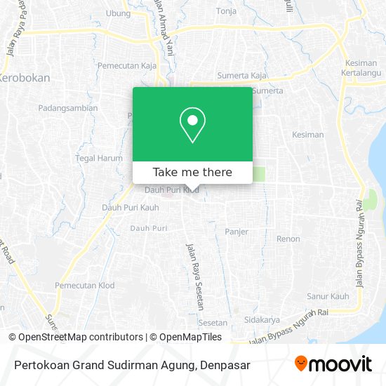 Pertokoan Grand Sudirman Agung map