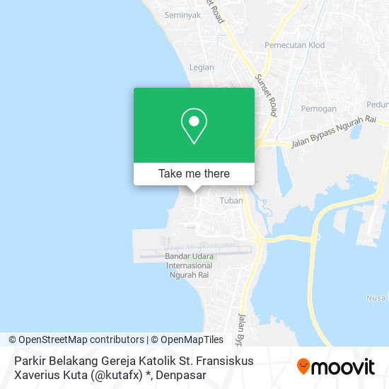 Parkir Belakang Gereja Katolik St. Fransiskus Xaverius Kuta (@kutafx) * map