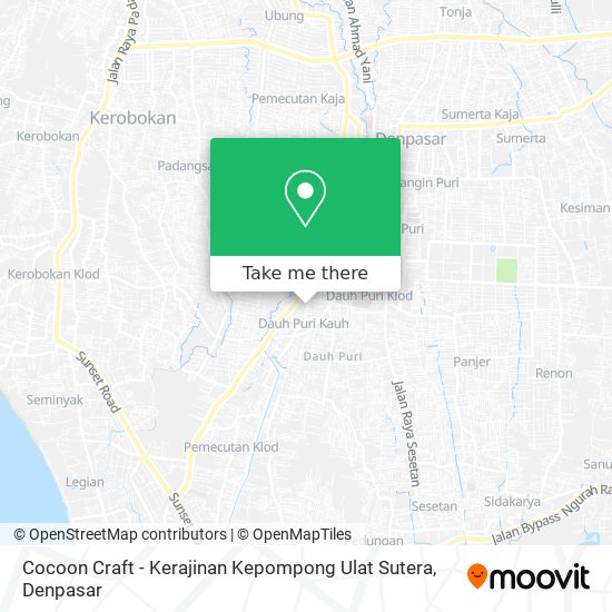 Cocoon Craft - Kerajinan Kepompong Ulat Sutera map