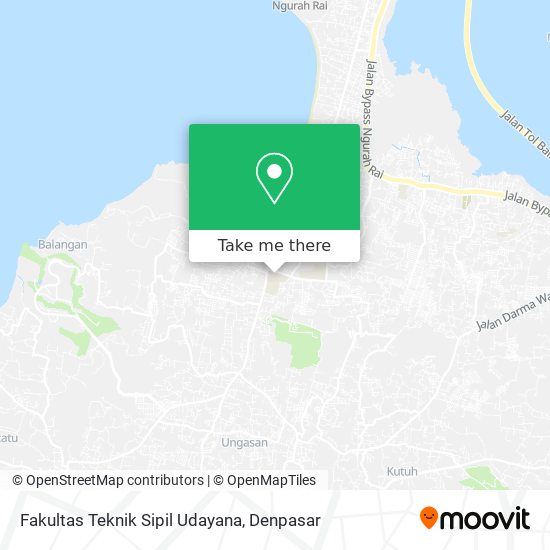 Fakultas Teknik Sipil Udayana map