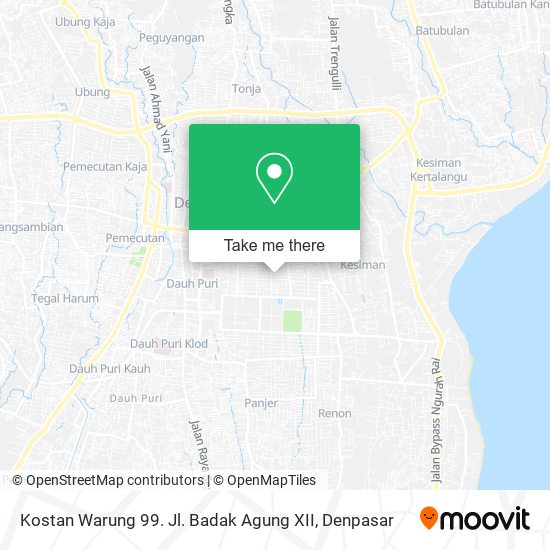 Kostan Warung 99. Jl. Badak Agung XII map