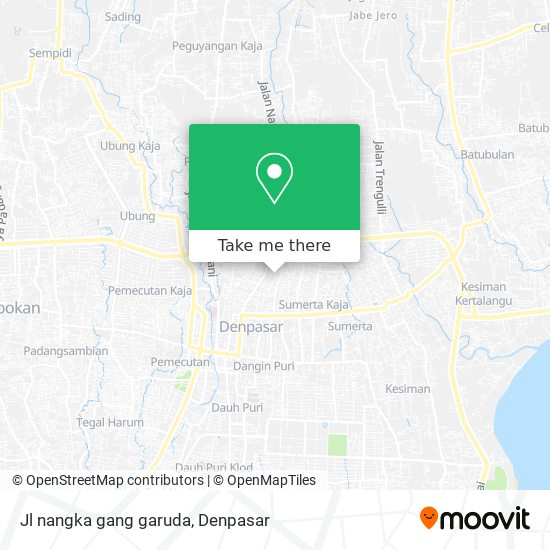 Jl nangka gang garuda map