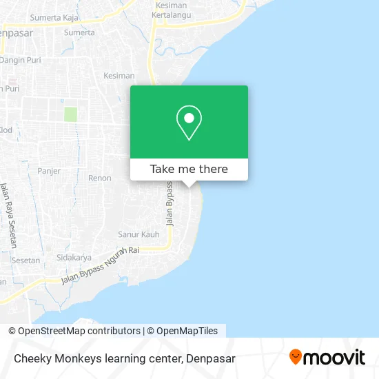 Cheeky Monkeys learning center map