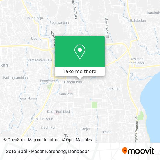 Soto Babi - Pasar Kereneng map