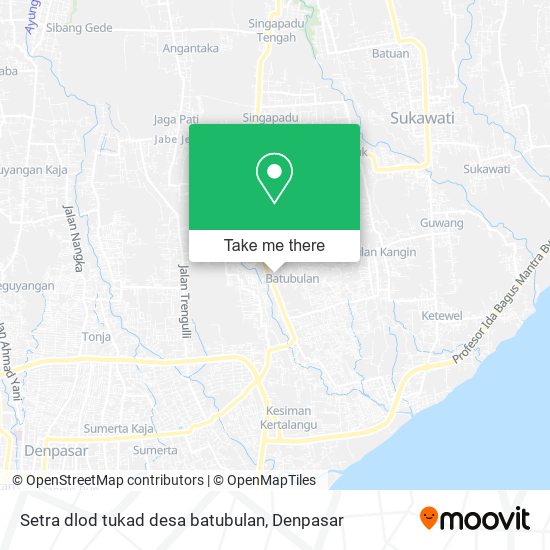 Setra dlod tukad desa batubulan map