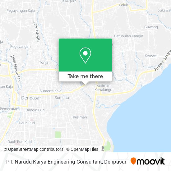 PT. Narada Karya Engineering Consultant map