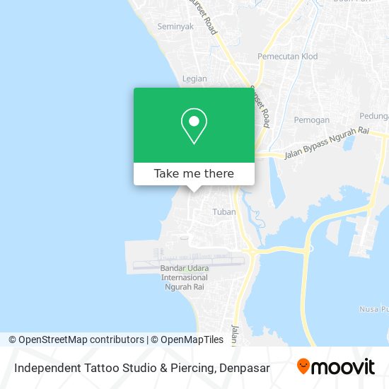 Independent Tattoo Studio & Piercing map