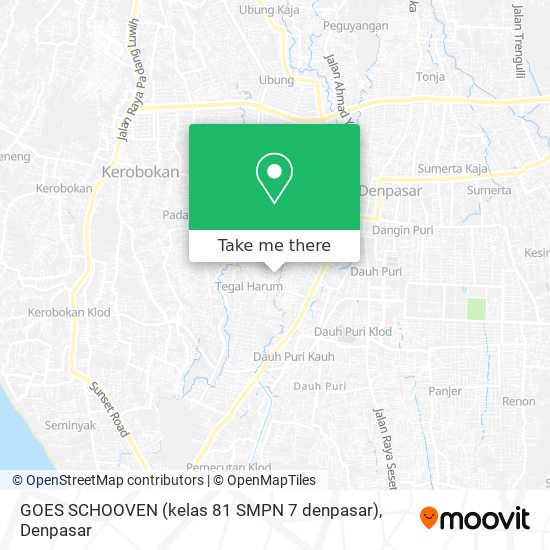 GOES SCHOOVEN (kelas 81 SMPN 7 denpasar) map