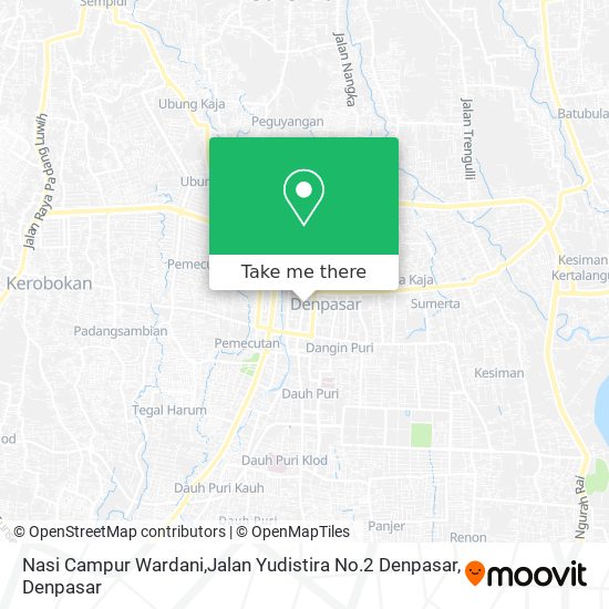 Nasi Campur Wardani,Jalan Yudistira No.2 Denpasar map