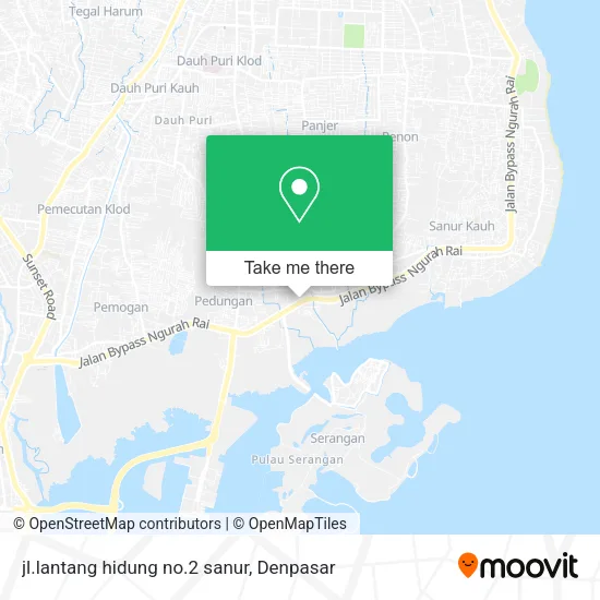 jl.lantang hidung no.2 sanur map