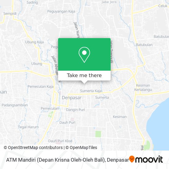 ATM Mandiri (Depan Krisna Oleh-Oleh Bali) map