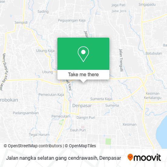 Jalan nangka selatan gang cendrawasih map