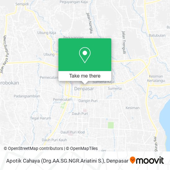 Apotik Cahaya (Drg.AA.SG.NGR.Ariatini S.) map